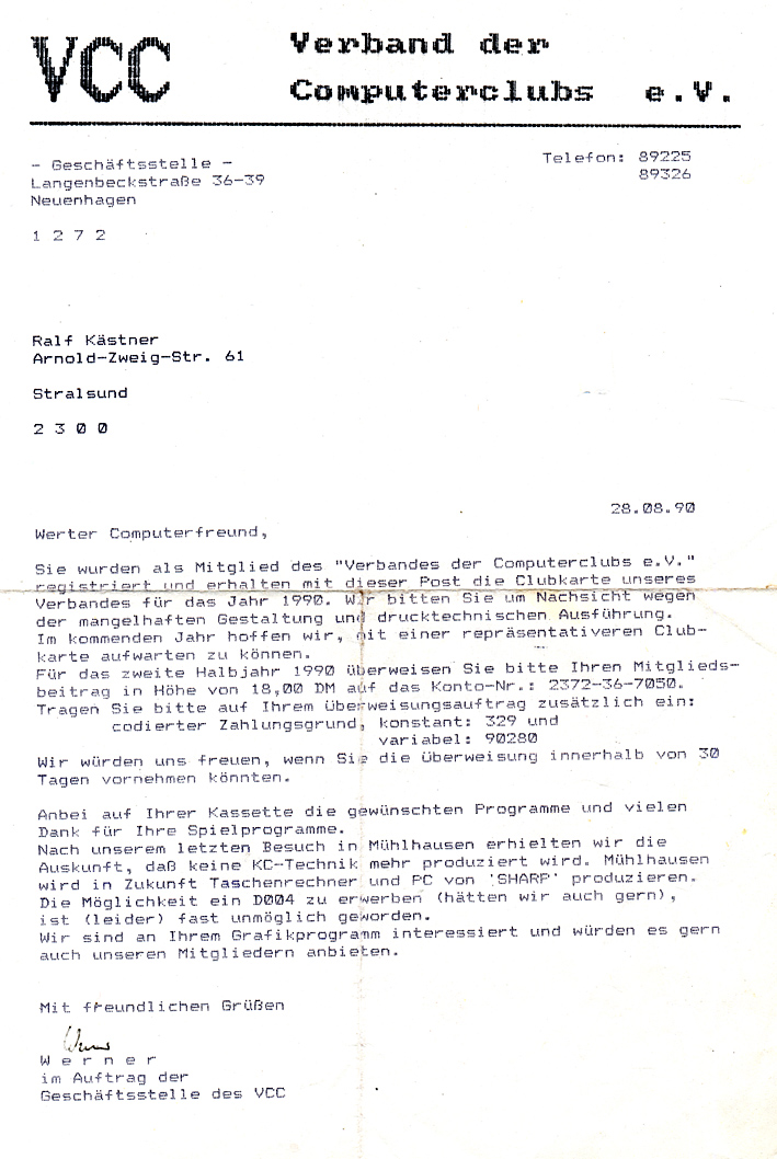 VCC Antwort 2 VCC Antwort 2